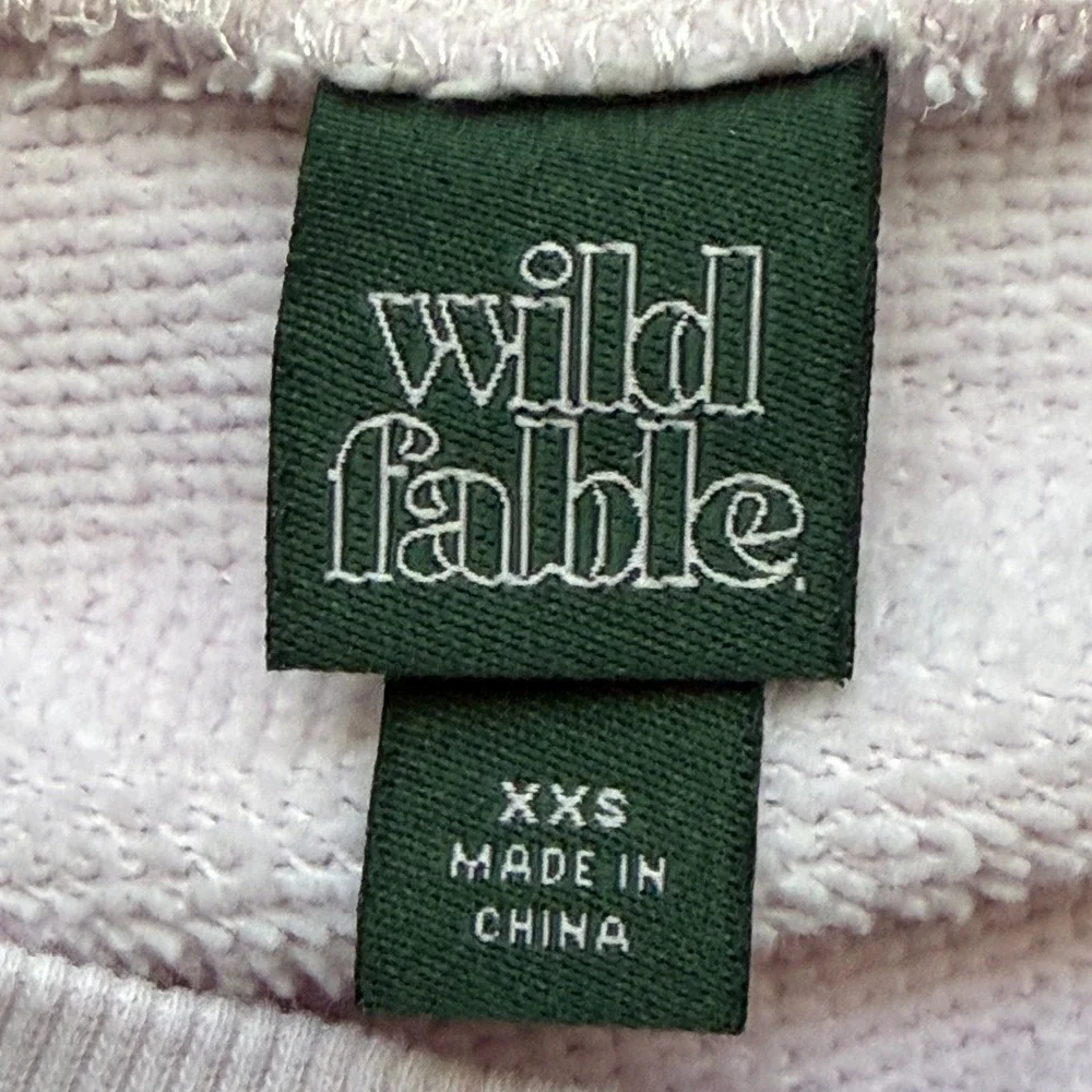 Wild Fable Le Mont Blanc Sweatshirt XXS Pink Graphic‎ Ski Pullover Cozy Y2K - Picture 7 of 13